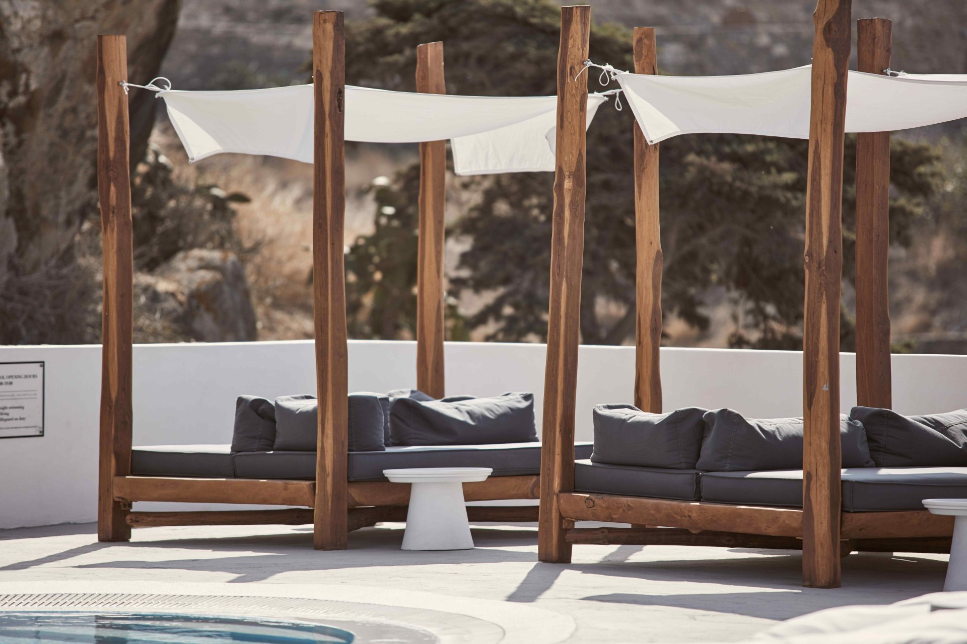 Cabanas am Pool